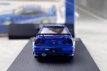 Load image into Gallery viewer, FS 1:64 Blue Skyline GTR R34 Nismo Z-Tune Sports Model Diecast Metal Car New Collection