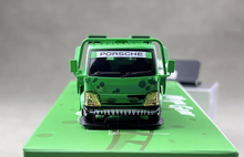 Load image into Gallery viewer, MT 1:64 Green H300 Custom Tow Flatbed Truck Dinosaur Model Diecast Metal Car