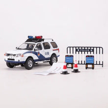 Load image into Gallery viewer, GCD 1:64 White Police PALADIN Off Road SUV Sports Model Diecast Metal Car New