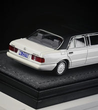 Load image into Gallery viewer, MZS 1:64 HEC White W126 1000Sel Luxury Limousine Model Diecast Metal Car New Collection