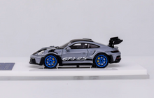 Load image into Gallery viewer, SOLO 1:64 Gray 2021 911 GT3 RS 992 Racing Sports Model Diecast Resin Car New