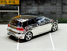 Load image into Gallery viewer, Zoom 1:64 Plating Silver VW Golf 7R VII GTI Sports Model Diecast Metal Car New Collection