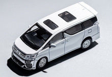 Load image into Gallery viewer, GCD 1:64 White Vellfire Modellista MPV Van Model Toy Diecast Metal Car Box