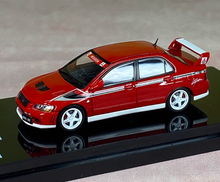 Load image into Gallery viewer, HJ 1:64 JDM Red Evolution EVO VII Lancer Sports Model Diecast Metal Car New