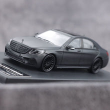 Load image into Gallery viewer, King 1:64 Matte Black AMG S65 W222 Luxury Sports Model Diecast Metal Car New Collection