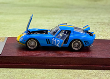 Load image into Gallery viewer, PGM 1:64 Blue 250 GTO #112 Classic Racing Sports Model Diecast Metal Car New