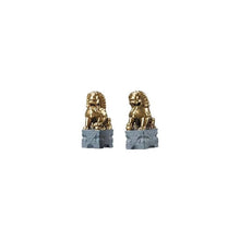 Load image into Gallery viewer, 1:64 Painted Figure Mini Model Miniature Resin Diorama Sand Toy Pair Lion Decor