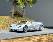 Load image into Gallery viewer, LCD 1:64 Silver Zonda C12 Sports Model Diecast Metal Car New Collection