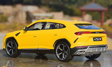 Load image into Gallery viewer, Maisto 1:24 Yellow URUS SUV Racing Sports Model Toy Diecast Metal Car BN