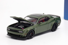 Load image into Gallery viewer, SH 1:64 Green SRT Hellcat Muscle Sport Model Diecast Metal Car New Collection