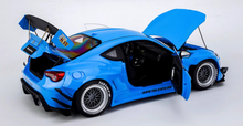 Load image into Gallery viewer, DCN 1:18 JDM Blue GR86 Pandem Widebody Sports Model Diecast Metal Car New