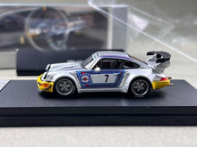 Load image into Gallery viewer, SW 1:64 Matte Silver RWB 964 #7 Classic Sports Model Diecast Metal Car New Collection