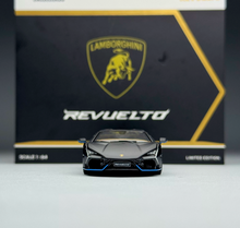 Load image into Gallery viewer, HH 1:64 Matte Black Revuelto LB744 Sports Open Model Diecast Metal Car New Collection