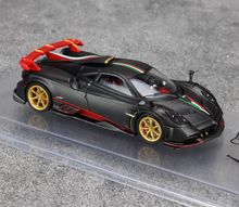 Load image into Gallery viewer, CM 1:64 Black Carbon Gold Rims Imola Racing Sports Model Diecast Metal Car New Collection