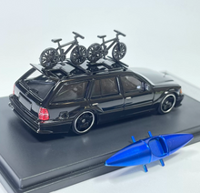 Load image into Gallery viewer, YS 1:64 Black E Class S124 EVO2 Wagon Sports Model Diecast Metal Car New Collection