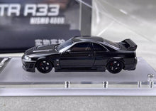 Load image into Gallery viewer, FH 1:64 Black Carbon Skyline GTR R33 Nismo 400R Model Diecast Metal Car New Collection