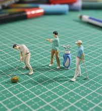 Load image into Gallery viewer, 1:64 Painted Figure Model Miniature Resin Diorama Sand Toy Golf Sport Scene Man