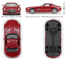 Load image into Gallery viewer, WELLY 1:24 SLS AMG Super Racing Sports Model Diecast Metal Car Display