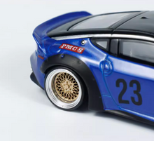 Load image into Gallery viewer, DM 1:64 Blue LB Z RZ34 Coupe #23 Sports Model Diecast Metal Car New Collection