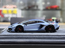 Load image into Gallery viewer, 1:64 GradePro Ice Blue SVJ LP770-4 Aventador Sport Model Diecast Resin Car New Collection