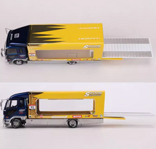 Load image into Gallery viewer, GCD 1:64 Plating Blue Spoon Fuso Fighter Truck Model Diecast Metal Car New Collection
