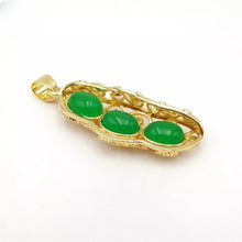 Load image into Gallery viewer, Nature Jade Lucky Beans Pendant Necklace Gift For Woman Jewelry charm Blessing F