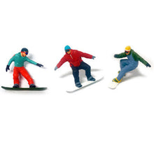Load image into Gallery viewer, 1:64 Painted Figure Mini Model Miniature Resin Diorama Toy Sand Ski Snowboarding