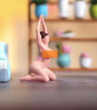 Load image into Gallery viewer, 1:64 Painted Figure Model Miniature Resin Diorama Sand Sexy Girl Lady Knee Man