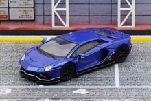 Load image into Gallery viewer, HF 1:64 Blue LP780-4 Super Racing Sports Model Diecast Metal Car New