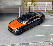 Load image into Gallery viewer, MINIGT 1:64 Orange Black Bentley Flying Spur Sport Model Diecast Metal Car New Collection