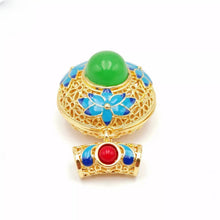 Load image into Gallery viewer, Nature Jade Lotus Fu Pendant Necklace Gift Jewelry charm Blessing Lucky New