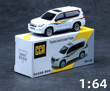 Load image into Gallery viewer, CCA 1:64 White Land Cruiser Prado SUV Sports Model Toy Diecast Metal Car New Collection