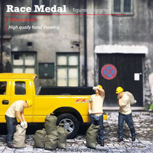 Load image into Gallery viewer, 1:64 Painted Figure Mini Model Miniature Resin Diorama Mining Porter Worker Man