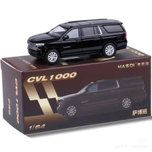 Load image into Gallery viewer, Masdi 1:64 Black Suburban Full Size SUV Sports Model Diecast Metal Car New Collection