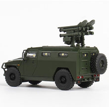 Load image into Gallery viewer, Masdi 1:64 Military Green GAZ SPM-2 Tiger Armored Model Diecast Metal Car BN