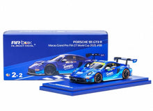 Load image into Gallery viewer, AR 1:64 Blue 911 GT3 R 2025 Macau #911 Sports Model Diecast Metal Car New Collection