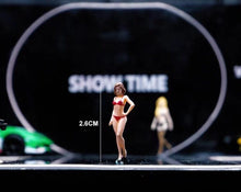 Load image into Gallery viewer, 1:64 Painted Figure Mini Model Miniature Resin Diorama Sexy Girl Super Model
