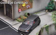 Load image into Gallery viewer, SW 1:64 JDM EG6 Civic Type R V2 Carbon Sports Model Diecast Metal Car New