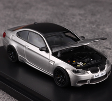 Load image into Gallery viewer, MA 1:64 Silver M3 E92 Coupe Sports Model Diecast Metal Car New Collection