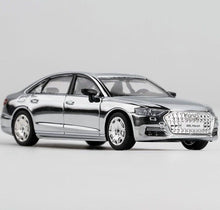 Load image into Gallery viewer, JKM 1:64 Silver 2021 A8L Horch Luxury Sedan Sports Model Diecast Metal Car New