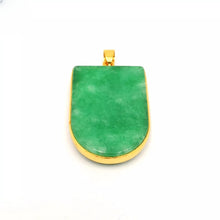 Load image into Gallery viewer, Nature Jade Lucky Plaque Pendant Necklace Gift Jewelry charm Blessing Lucky New