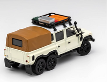 Load image into Gallery viewer, GCD 1:64 White ORV Defender 6x6 Camper Tent SUV Model Diecast Metal Car New