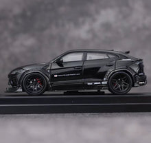 Load image into Gallery viewer, Flame 1:64 Black Carbon URUS Widebody SUV Sports Model Diecast Metal Car New Collection