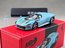 Load image into Gallery viewer, BBR 1:64 Light Blue Daytona SP3 Convertible Sports Model Diecast Metal Car New Collection