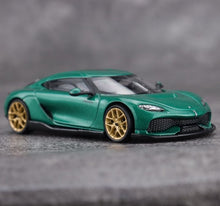 Load image into Gallery viewer, Tarmac 1:64 Green Gemera Sports Model Diecast Metal Car New Collection
