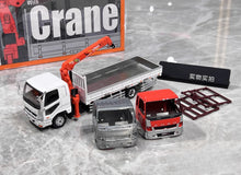 Load image into Gallery viewer, GCD 1:64 White Fuso Fighter Crane Truck Head Model Diecast Metal Car New Collection