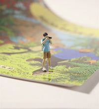 Load image into Gallery viewer, 1:64 Painted Figure Model Miniature Resin Diorama Sand Photography Scene Camera