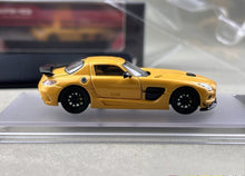 Load image into Gallery viewer, FW 1:64 Yellow SLS BS Coupe Sports Open Model Diecast Metal Car New Collection