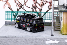 Load image into Gallery viewer, LF 1:64 Black VW T1 Van Camper RWB Kombi Sports Model Diecast Metal Car New