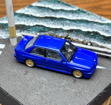 Load image into Gallery viewer, Mortal 1:64 Blue E30 M3 Coupe Sports Model Diecast Metal Car New Collection